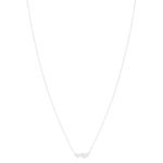 Collier argent 925 motif coeurs 45 cm - vue 2