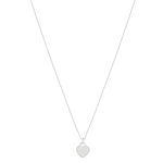 Collier argent 925 coeur 50cm - vue 2
