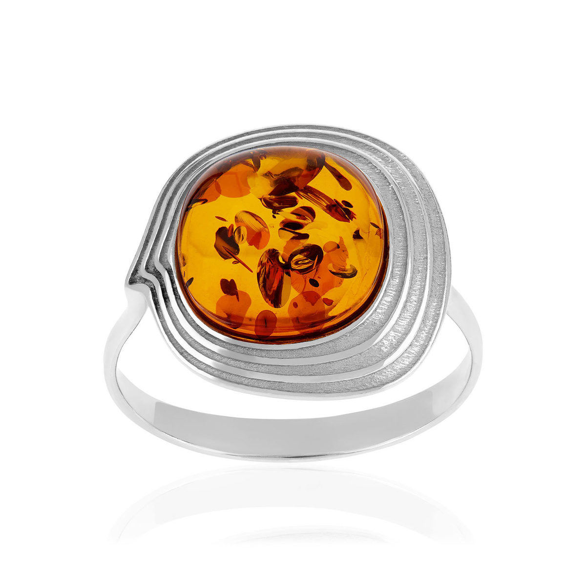 Bague argent 925 ambre