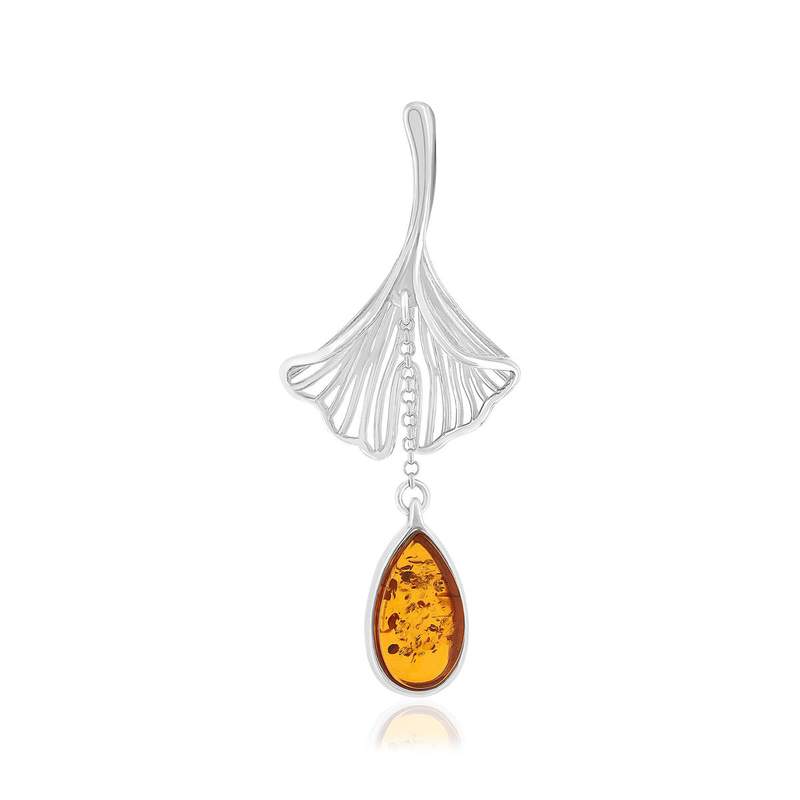 Pendentif argent 925 ambres - vue 1