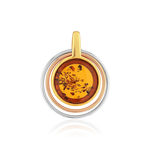 Pendentif argent 925 3 tons ambre - vue 1