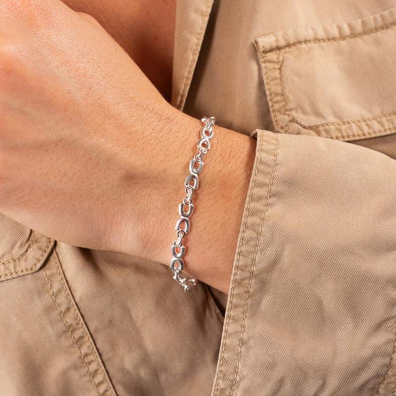 Bracelet argent 925 19cm - vue porté 1