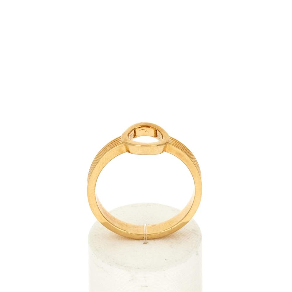 Bague plaqué or jaune - vue 1
