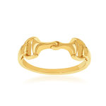 Bague plaqué or jaune - vue 1