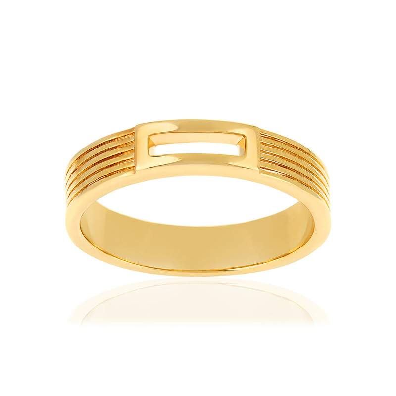 Bague plaqué or jaune - vue 1
