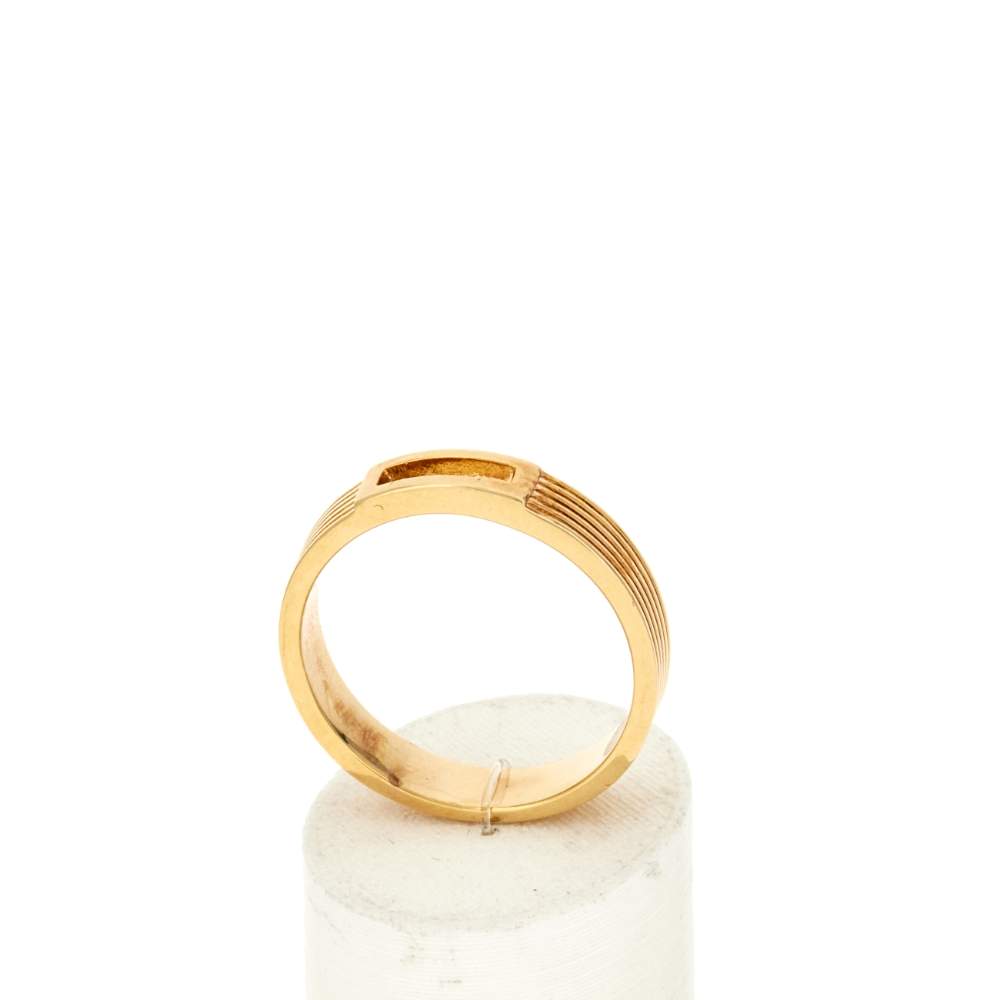 Bague plaqué or jaune - vue 2