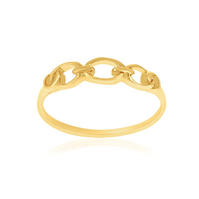 Yellow gold-plated ring