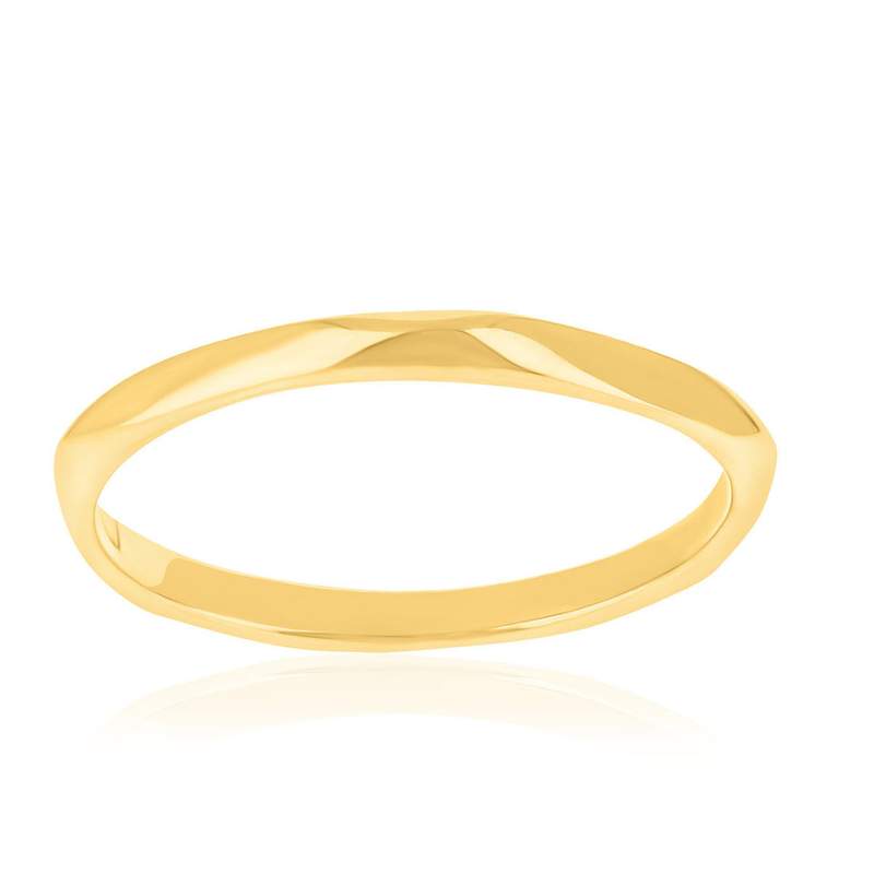 Bague plaqué or jaune - vue 1
