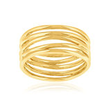 Bague plaqué or jaune - vue 1