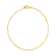 Bracelet plaqué or jaune 18cm