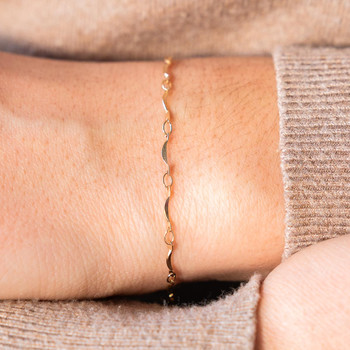 18cm yellow gold-plated bracelet