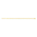 Bracelet plaqué or jaune 18cm - vue 1