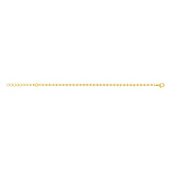 18cm geel vergulde armband