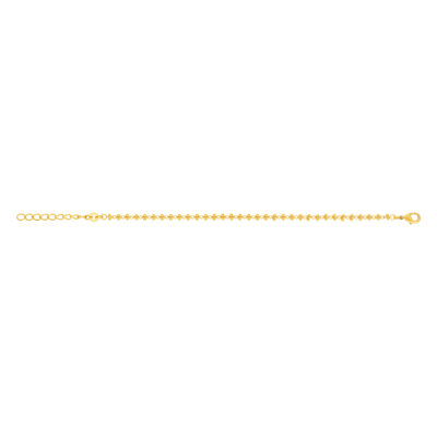 Bracelet plaqué or jaune 18cm