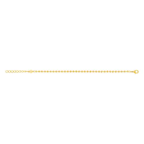 Bracelet plaqué or jaune 18cm