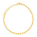 Bracelet plaqué or jaune 18cm - vue 2