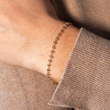 18cm geel vergulde armband