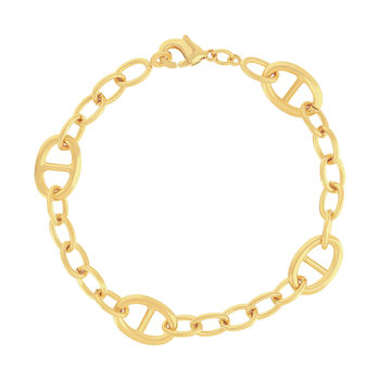 18cm yellow gold-plated bracelet