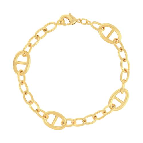 18cm geel vergulde armband