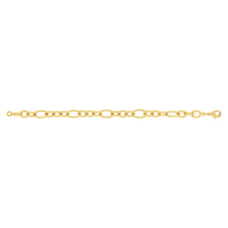 Bracelet plaqué or jaune 18cm - vue 2