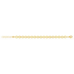 19cm yellow gold plated bracelet - view 2