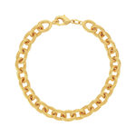 Bracelet plaqué or jaune 18cm - vue 1