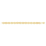 Bracelet plaqué or jaune 18cm - vue 2