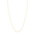 Collier plaqué or jaune 45cm - vue 2