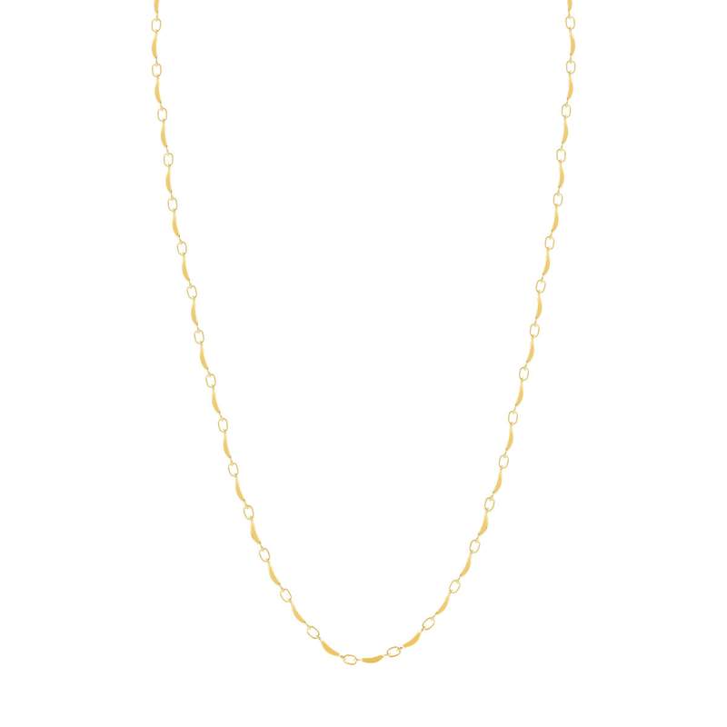 Collier plaqué or jaune 45cm - vue 2