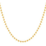 Collier plaqué or jaune 45cm - vue 1