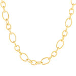 Collier plaqué or jaune 42cm - vue 1