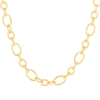 Collier plaqué or jaune 42cm