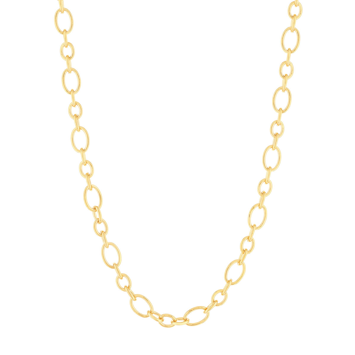 Collier plaqué or jaune 42cm - vue 2