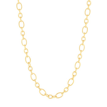 Collier plaqué or jaune 42cm
