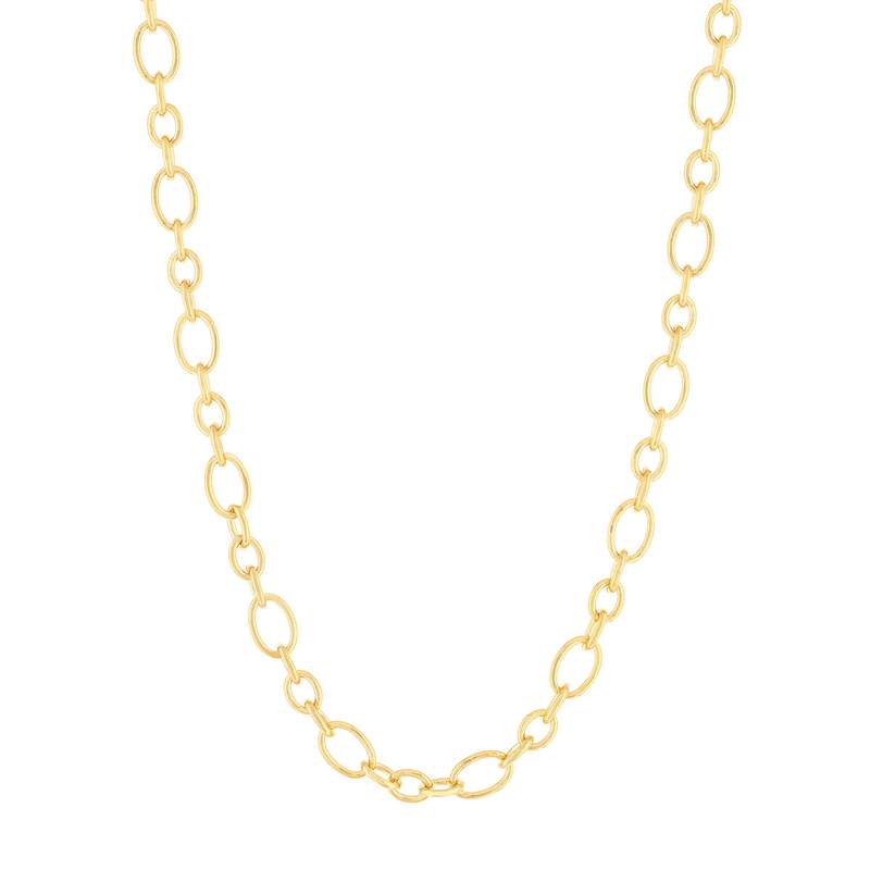 Collier plaqué or jaune 42cm - vue 2
