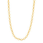 Collier plaqué or jaune 45cm - vue 2