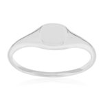 925 sterling silver signet ring - view 1