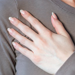 Oval yellow gold-plated signet ring - view worn 1