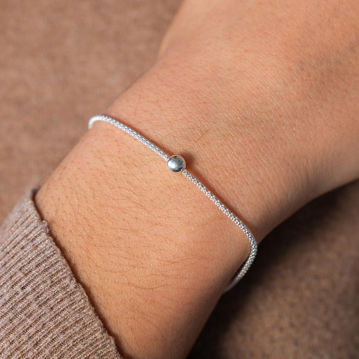 Bracelet argent 925 20cm - vue porté 1