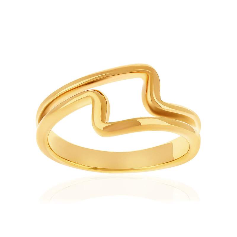 Bague plaqué or jaune - vue 1