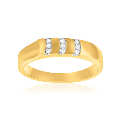 Bague plaqué or jaune et ziconias