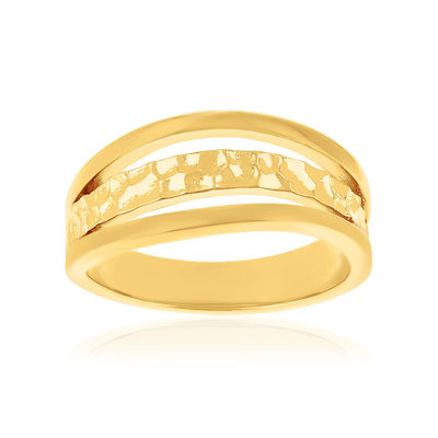 Bague plaqué or jaune
