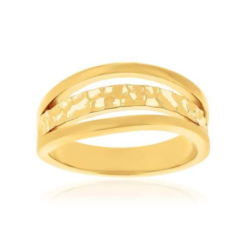 Bague plaqué or jaune