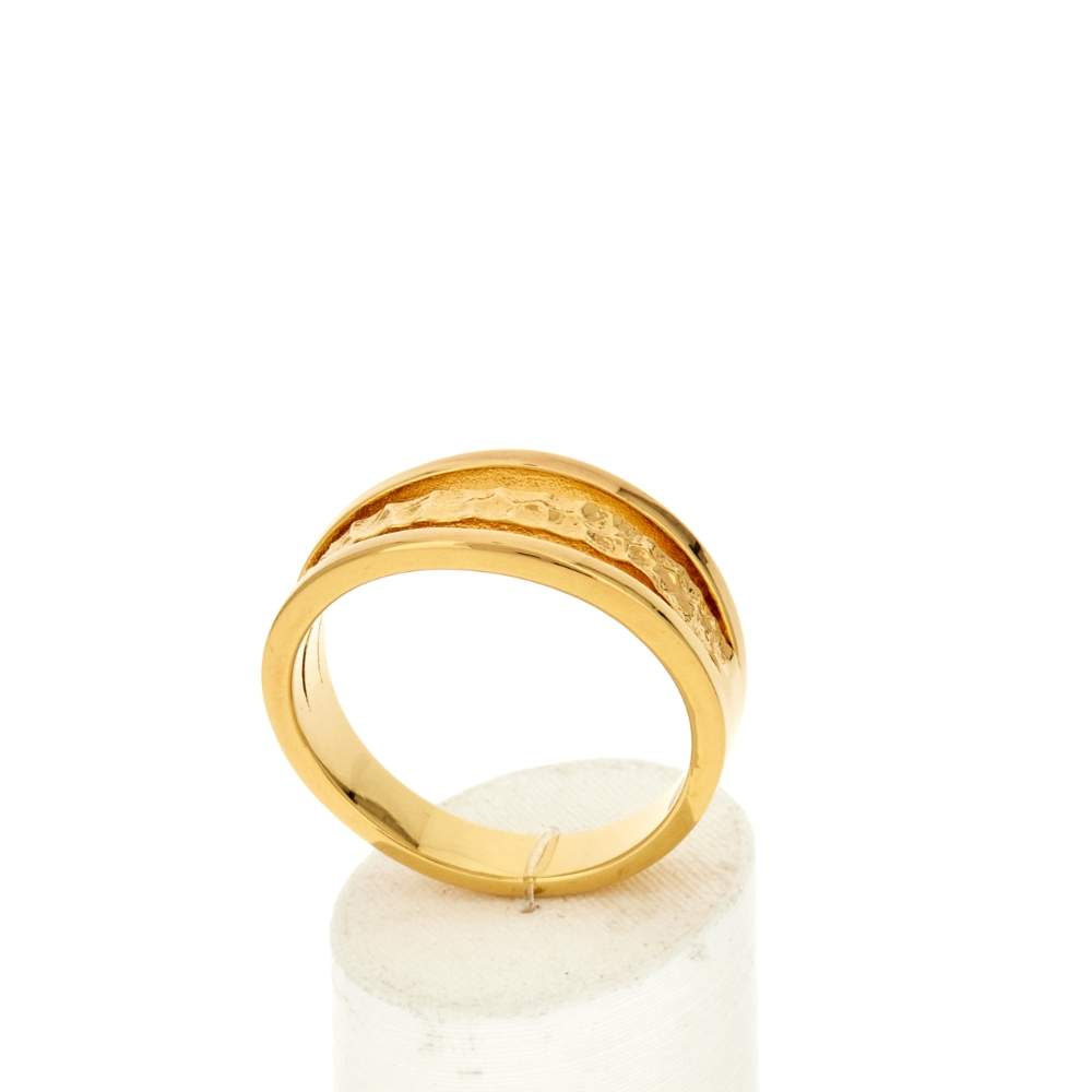 Bague plaqué or jaune - vue 2