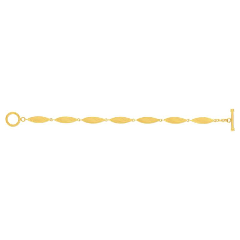 18cm geel vergulde armband - bekijk 2