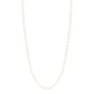 Collier or 750 perles de culture de chine 50 cm