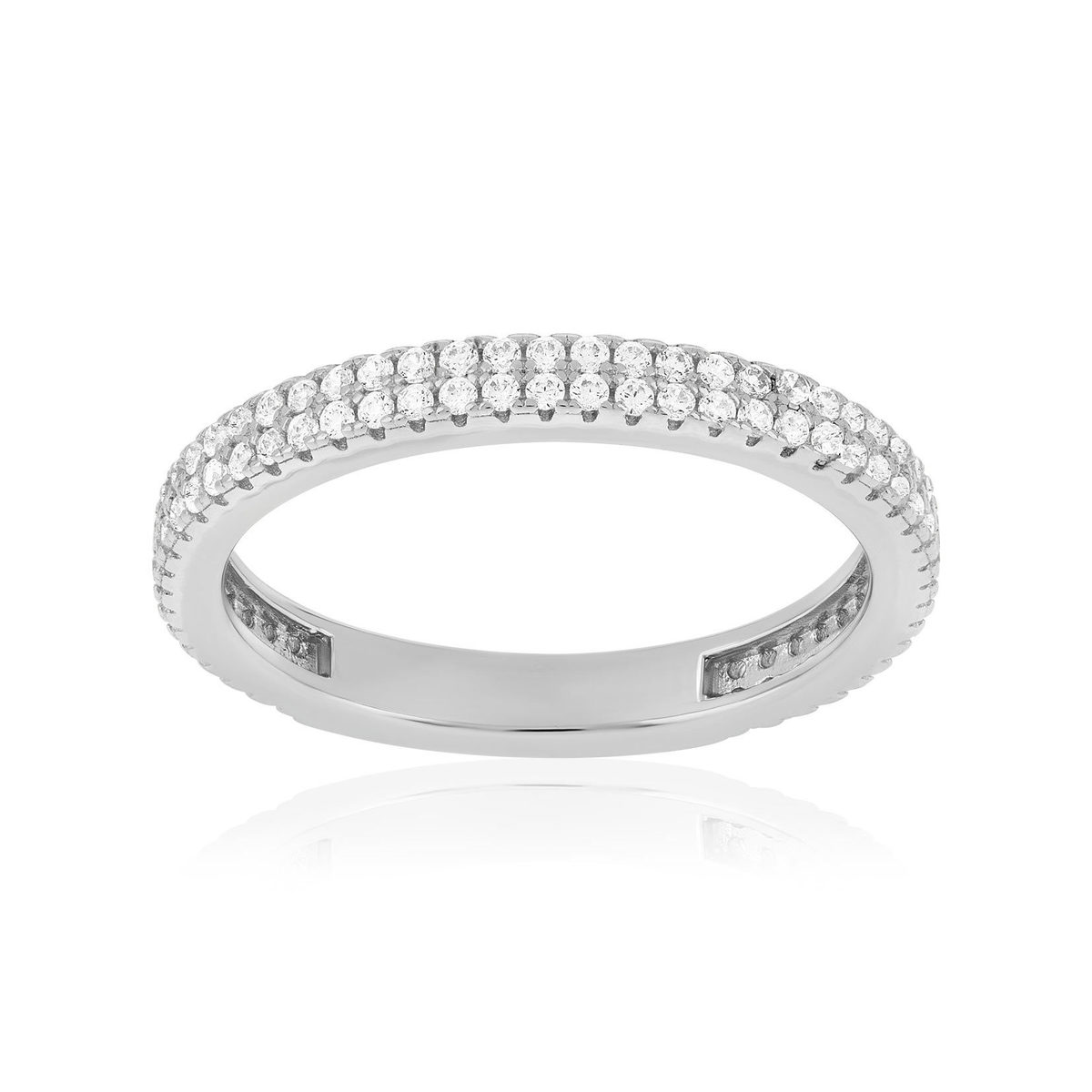 Bague argent 925 et zirconias