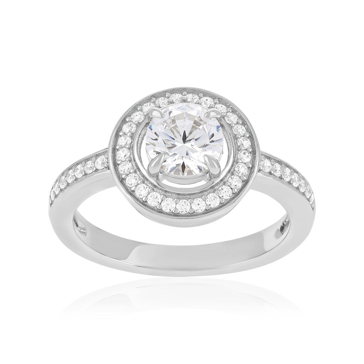 Bague argent 925 et zirconias