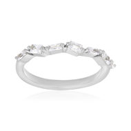 Bague argent 925 et zirconias