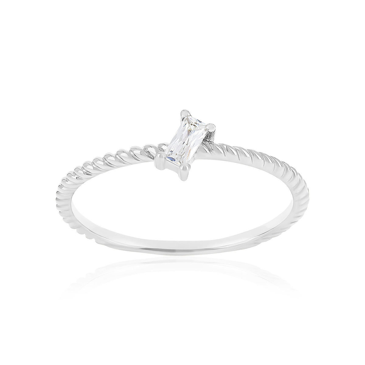 Bague argent 925 et zirconias